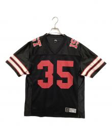 stussy（ステューシー）の古着「半袖カットソー」｜レッド×ブラック