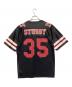 stussy (ステューシー) 半袖カットソー レッド×ブラック サイズ:L：8000円