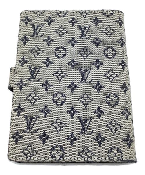 LOUIS VUITTON（ルイ ヴィトン）LOUIS VUITTON (ルイ ヴィトン) 手帳カバー　モノグラム・ミニ ブルーの古着・服飾アイテム
