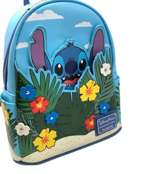 Disney PARKS（ディズニーパーク）Disney PARKS (ディズニーパーク) Lounge Fly (ラウンジフライ) スティッチ トロピカルフローラルの古着・服飾アイテム