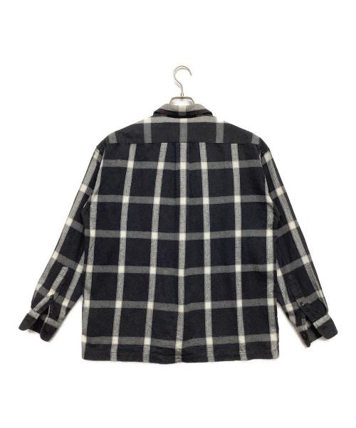 UNIVERSAL PRODUCTS.（ユニバーサルプロダクツ）UNIVERSAL PRODUCTS. (ユニバーサルプロダクツ) 長袖シャツ ブラック×ホワイト サイズ:SIZE1の古着・服飾アイテム