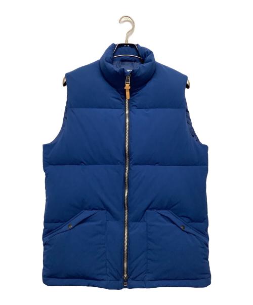 shiroh akaman（シロハカマン）SHIROH AKAMAN (シロハカマン) ダウンベスト ブルー サイズ:2の古着・服飾アイテム