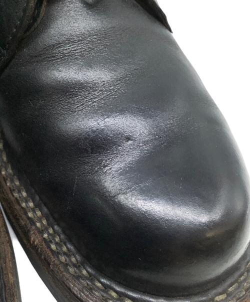 WHITE'S BOOTS（ホワイツブーツ）WHITE'S BOOTS (ホワイツブーツ) レザーブーツ　クロムエクセルレザー フロントジップカスタム　セミドレス ブラック×ブラウン サイズ:8 1/2 Eの古着・服飾アイテム