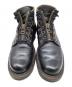 中古・古着 WHITE'S BOOTS (ホワイツブーツ) レザーブーツ　クロムエクセルレザー フロントジップカスタム　セミドレス ブラック×ブラウン サイズ:8 1/2 E：100000円