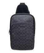 COACHコーチ）の古着「ボディーバッグ」｜ブラック×グレー