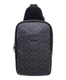 COACH（コーチ）の古着「ボディーバッグ」｜ブラック×グレー