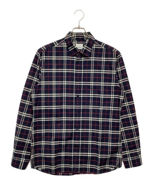 BURBERRY LONDON（バーバリーロンドン）BURBERRY LONDON (バーバリーロンドン) 長袖シャツ ネイビー サイズ:Mの古着・服飾アイテム
