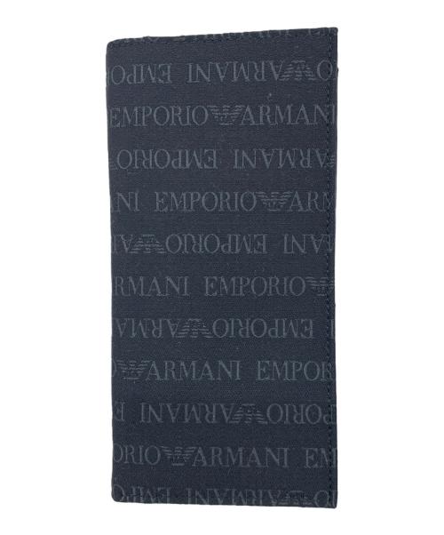 EMPORIO ARMANI（エンポリオ アルマーニ）EMPORIO ARMANI (エンポリオ アルマーニ) 長財布 ブラックの古着・服飾アイテム