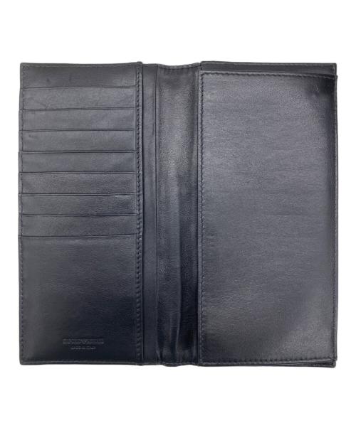 EMPORIO ARMANI（エンポリオ アルマーニ）EMPORIO ARMANI (エンポリオ アルマーニ) 長財布 ブラックの古着・服飾アイテム