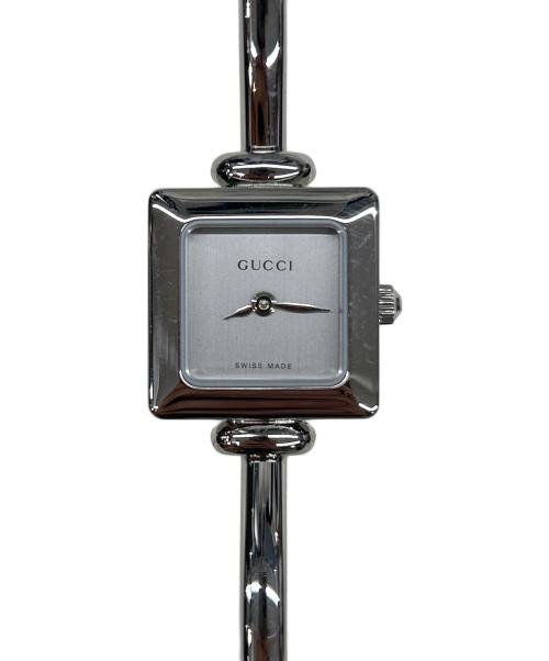 GUCCI（グッチ）GUCCI (グッチ) バングルウォッチ シルバーカラーの古着・服飾アイテム
