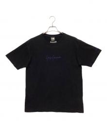 New Era×YOHJI YAMAMOTO（ニューエラ×ヨウジヤマモト）の古着「半袖カットソー」｜ブラック×ブルー