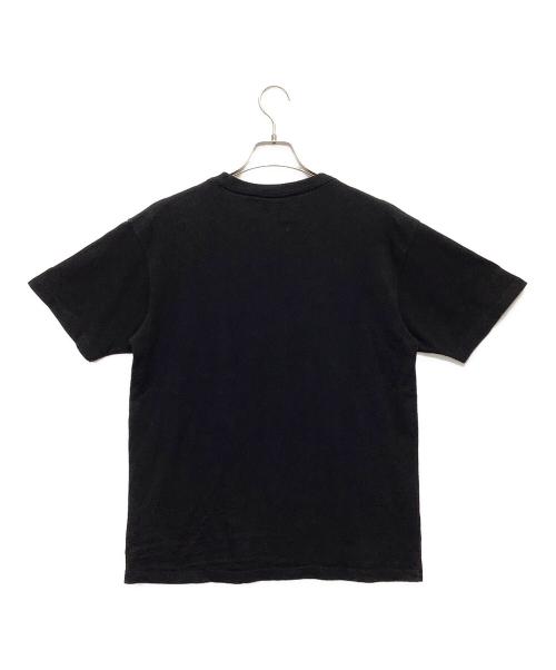 New Era（ニューエラ）New Era (ニューエラ) YOHJI YAMAMOTO (ヨウジヤマモト) 半袖カットソー ブラック×ブルー サイズ:Lの古着・服飾アイテム