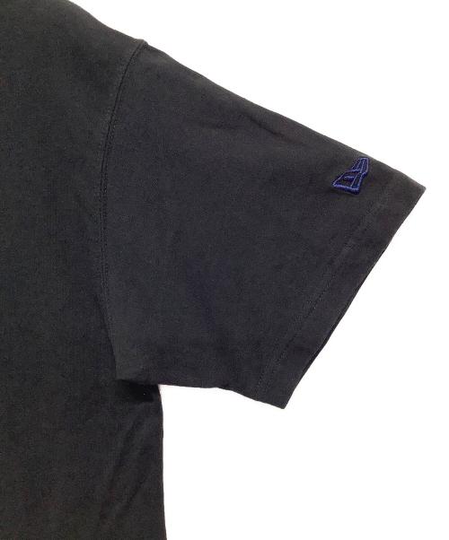 New Era（ニューエラ）New Era (ニューエラ) YOHJI YAMAMOTO (ヨウジヤマモト) 半袖カットソー ブラック×ブルー サイズ:Lの古着・服飾アイテム