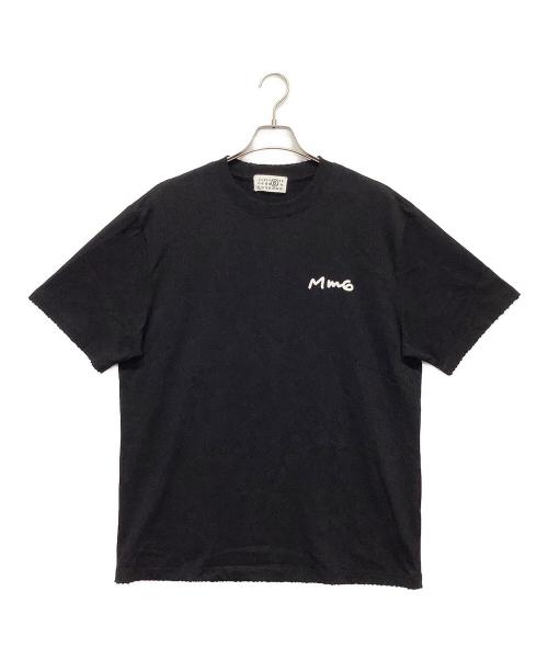 MM6 Maison Margiela（エムエムシックスメゾンマルジェラ）MM6 Maison Margiela (エムエムシックスメゾンマルジェラ) 半袖カットソー ブラック サイズ:XLの古着・服飾アイテム