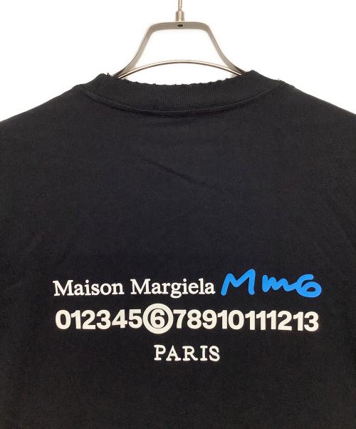 MM6 Maison Margiela（エムエムシックスメゾンマルジェラ）MM6 Maison Margiela (エムエムシックスメゾンマルジェラ) 半袖カットソー ブラック サイズ:XLの古着・服飾アイテム