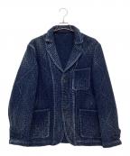 Shaw Classyショー クラッシー）の古着「刺し子カバーオール」｜ネイビー