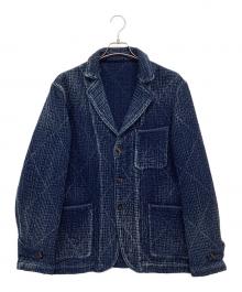 Shaw Classy（ショー クラッシー）の古着「刺し子カバーオール」｜ネイビー