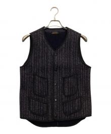 BROWN'S BEACH JACKET（ブラウンズビーチジャケット）の古着「Vネックベスト」｜グレー