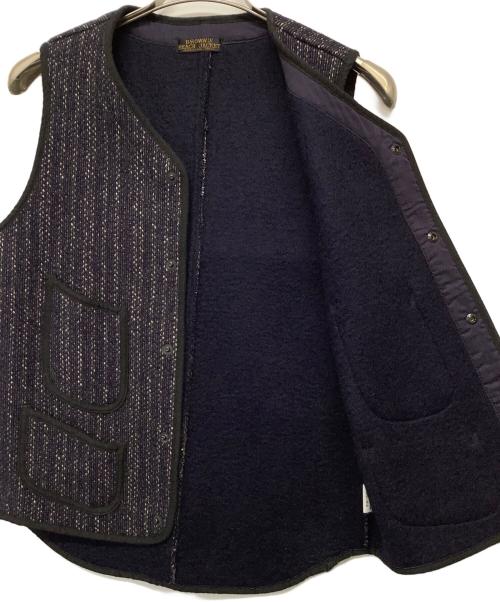 BROWN'S BEACH JACKET（ブラウンズビーチジャケット）BROWN'S BEACH JACKET (ブラウンズビーチジャケット) Vネックベスト グレー サイズ:38の古着・服飾アイテム