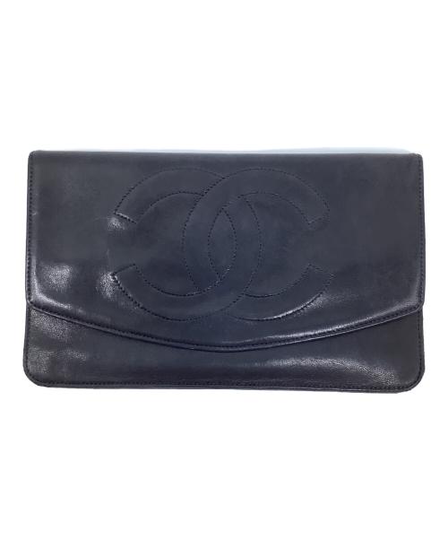 CHANEL（シャネル）CHANEL (シャネル) 長財布 ブラックの古着・服飾アイテム
