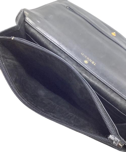 CHANEL（シャネル）CHANEL (シャネル) 長財布 ブラックの古着・服飾アイテム
