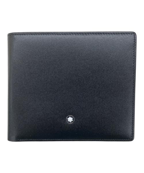 MONTBLANC（モンブラン）MONTBLANC (モンブラン) 2つ折り財布 ブラックの古着・服飾アイテム