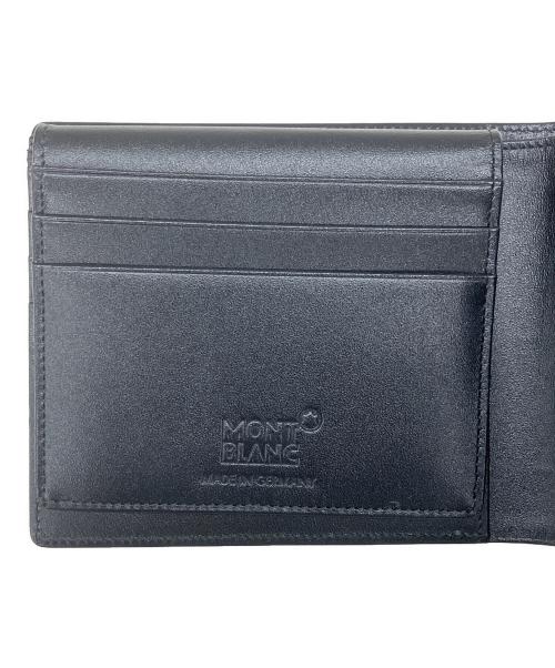MONTBLANC（モンブラン）MONTBLANC (モンブラン) 2つ折り財布 ブラックの古着・服飾アイテム