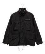 AVIREXアヴィレックス）の古着「フィールドジャケット　TYPE M−65」｜ブラック