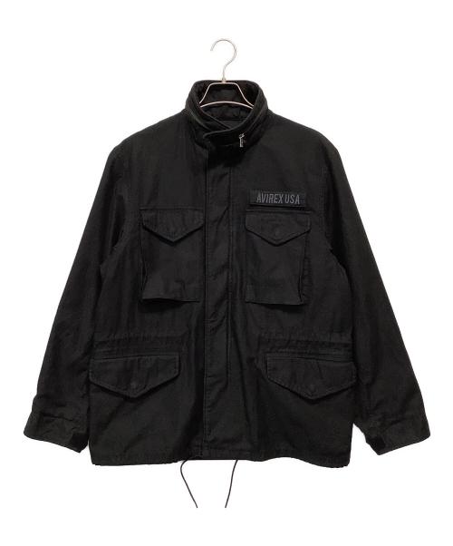 AVIREX（アヴィレックス）AVIREX (アヴィレックス) フィールドジャケット　TYPE M−65 ブラック サイズ:Lの古着・服飾アイテム