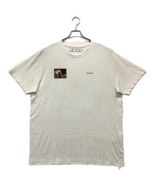 OFFWHITE（オフホワイト）OFFWHITE (オフホワイト) 半袖カットソー ホワイト サイズ:XXLの古着・服飾アイテム
