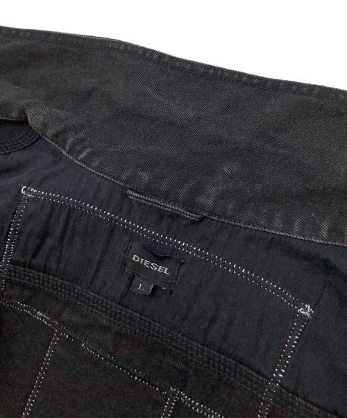 DIESEL（ディーゼル）DIESEL (ディーゼル) デニムベスト ブラック サイズ:Lの古着・服飾アイテム