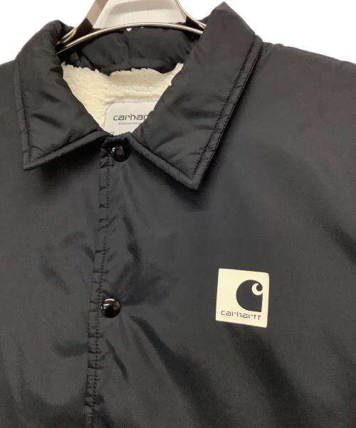 CarHartt（カーハート）CarHartt (カーハート) ナイロンジャケット ブラック×ホワイト サイズ:Lの古着・服飾アイテム