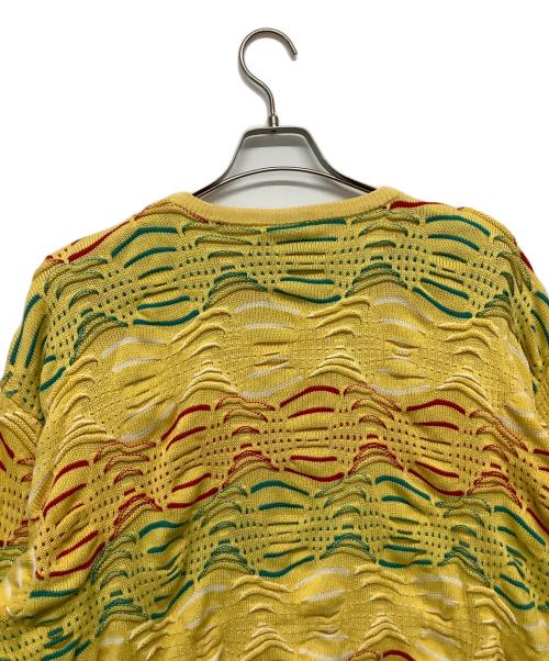 Coogi（クージー）Coogi (クージー) 3Dニット イエロー サイズ:Mの古着・服飾アイテム