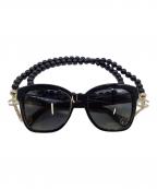 CHANELシャネル）の古着「サングラス　CHANEL C.622/S8」｜ブラック