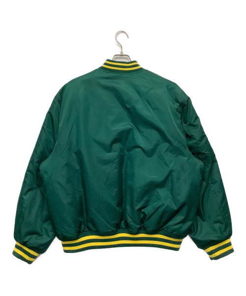 New Era（ニューエラ）New Era (ニューエラ) スタジャン グリーン サイズ:XLの古着・服飾アイテム