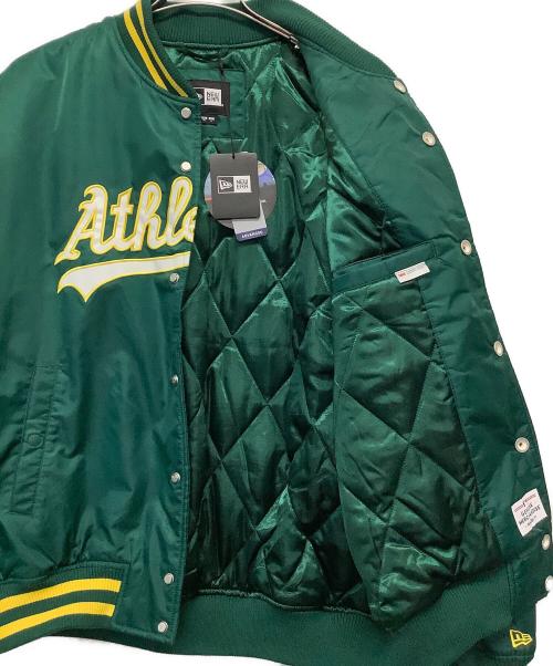 New Era（ニューエラ）New Era (ニューエラ) スタジャン グリーン サイズ:XLの古着・服飾アイテム