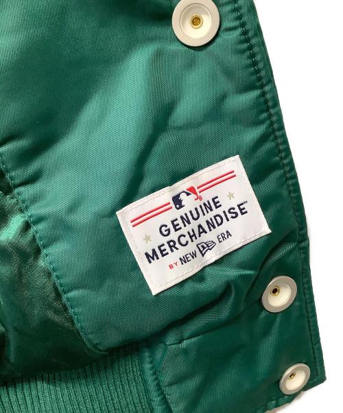 New Era（ニューエラ）New Era (ニューエラ) スタジャン グリーン サイズ:XLの古着・服飾アイテム