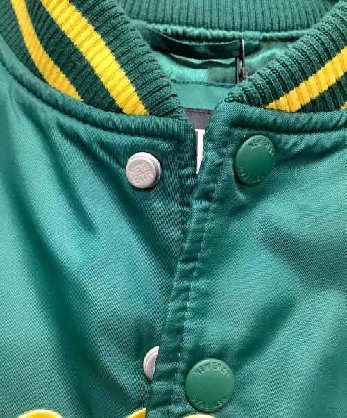 New Era（ニューエラ）New Era (ニューエラ) スタジャン グリーン サイズ:XLの古着・服飾アイテム