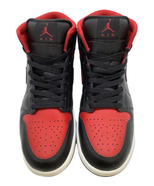NIKE（ナイキ）NIKE (ナイキ) NIKE AIR JORDAN 1 MID レッド×ブラック サイズ:27cmの古着・服飾アイテム