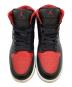 中古・古着 NIKE (ナイキ) NIKE AIR JORDAN 1 MID レッド×ブラック サイズ:27cm：10000円