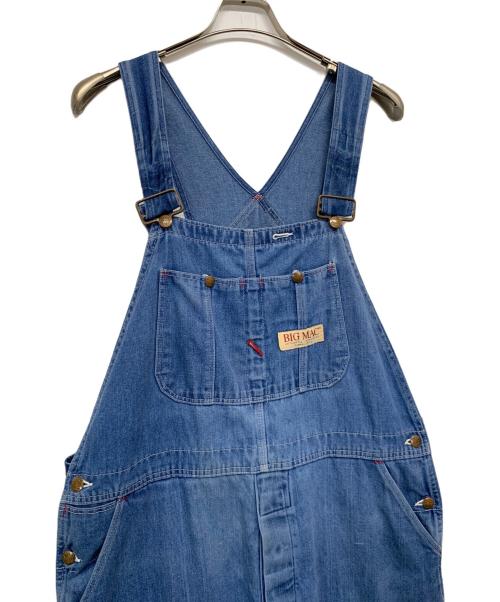 big mac（ビッグマック）big mac (ビッグマック) オーバーオール ブルー サイズ:44x30の古着・服飾アイテム