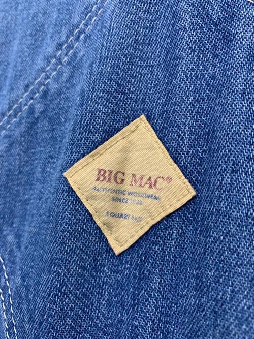big mac（ビッグマック）big mac (ビッグマック) オーバーオール ブルー サイズ:44x30の古着・服飾アイテム