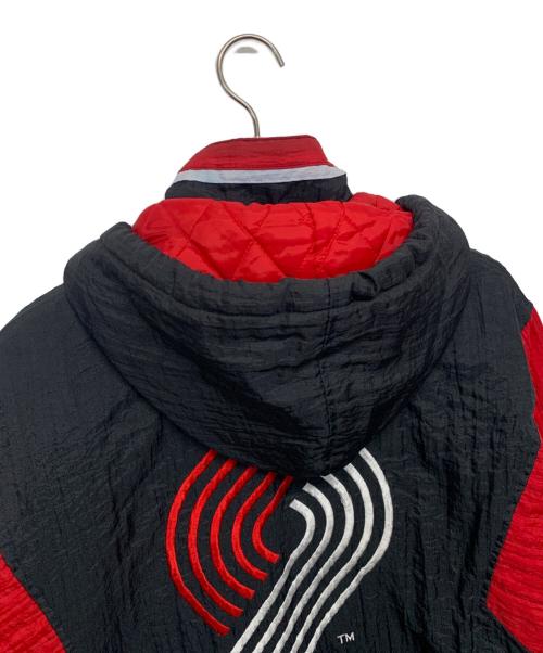 STARTER（スターター）STARTER (スターター) ハーフジップジャケット BLAZERS レッド×ブラック サイズ:Sの古着・服飾アイテム