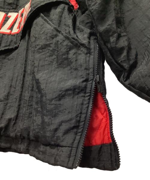 STARTER（スターター）STARTER (スターター) ハーフジップジャケット レッド×ブラック サイズ:Sの古着・服飾アイテム
