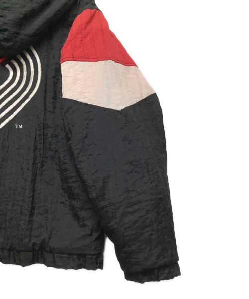 STARTER（スターター）STARTER (スターター) ハーフジップジャケット レッド×ブラック サイズ:Sの古着・服飾アイテム