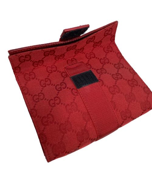GUCCI（グッチ）GUCCI (グッチ) ポーチ　GUCCI GG レッドの古着・服飾アイテム