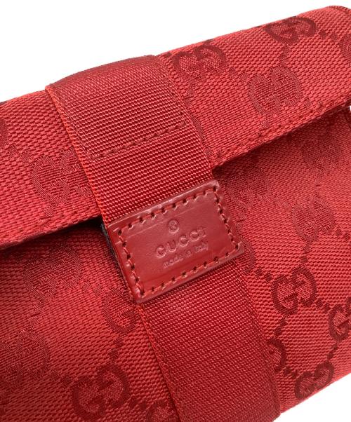 GUCCI（グッチ）GUCCI (グッチ) ポーチ　GUCCI GG レッドの古着・服飾アイテム
