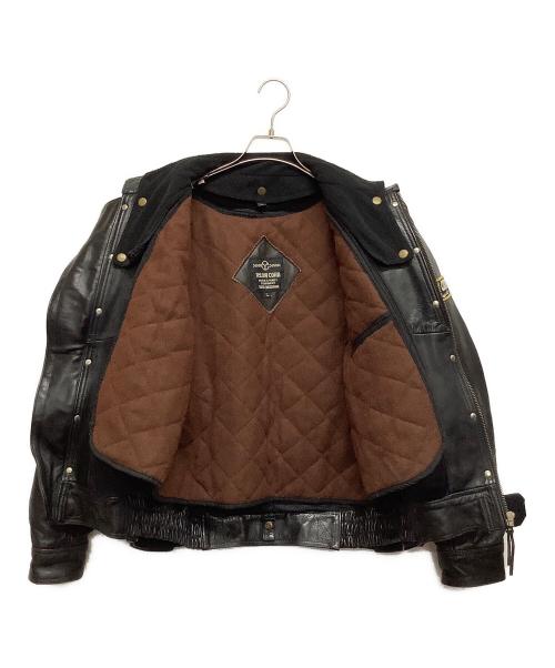 YELLOW CORN（イエローコーン）YELLOW CORN (イエローコーン) ライダースジャケット ブラック サイズ:Lの古着・服飾アイテム
