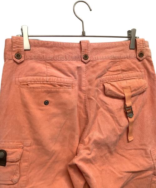 POLO RALPH LAUREN（ポロ・ラルフローレン）POLO RALPH LAUREN (ポロ・ラルフローレン) マルチポケットコーデュロイカーゴパンツ ピンク サイズ:32の古着・服飾アイテム
