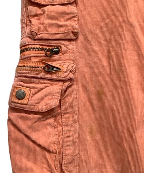 POLO RALPH LAUREN（ポロ・ラルフローレン）POLO RALPH LAUREN (ポロ・ラルフローレン) マルチポケットコーデュロイカーゴパンツ ピンク サイズ:32の古着・服飾アイテム